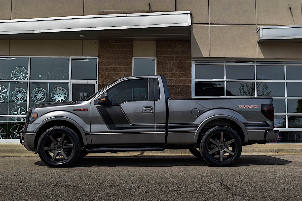 Ford F-150 with KMC Wheels KM704 DISTRICT TRUCK